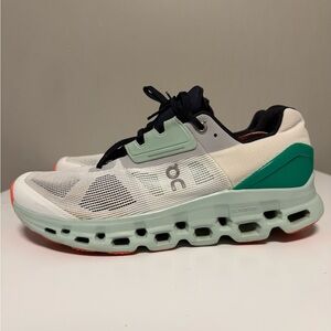 ON Cloudstratus Men's US 11 Gray Green Light Running Shoes  39.98246